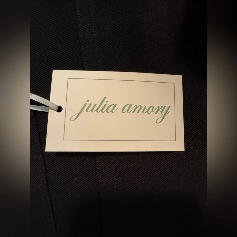 NWT Julia Amory Bell Pant Twill in Black, Size Large - Picture 12 of 14